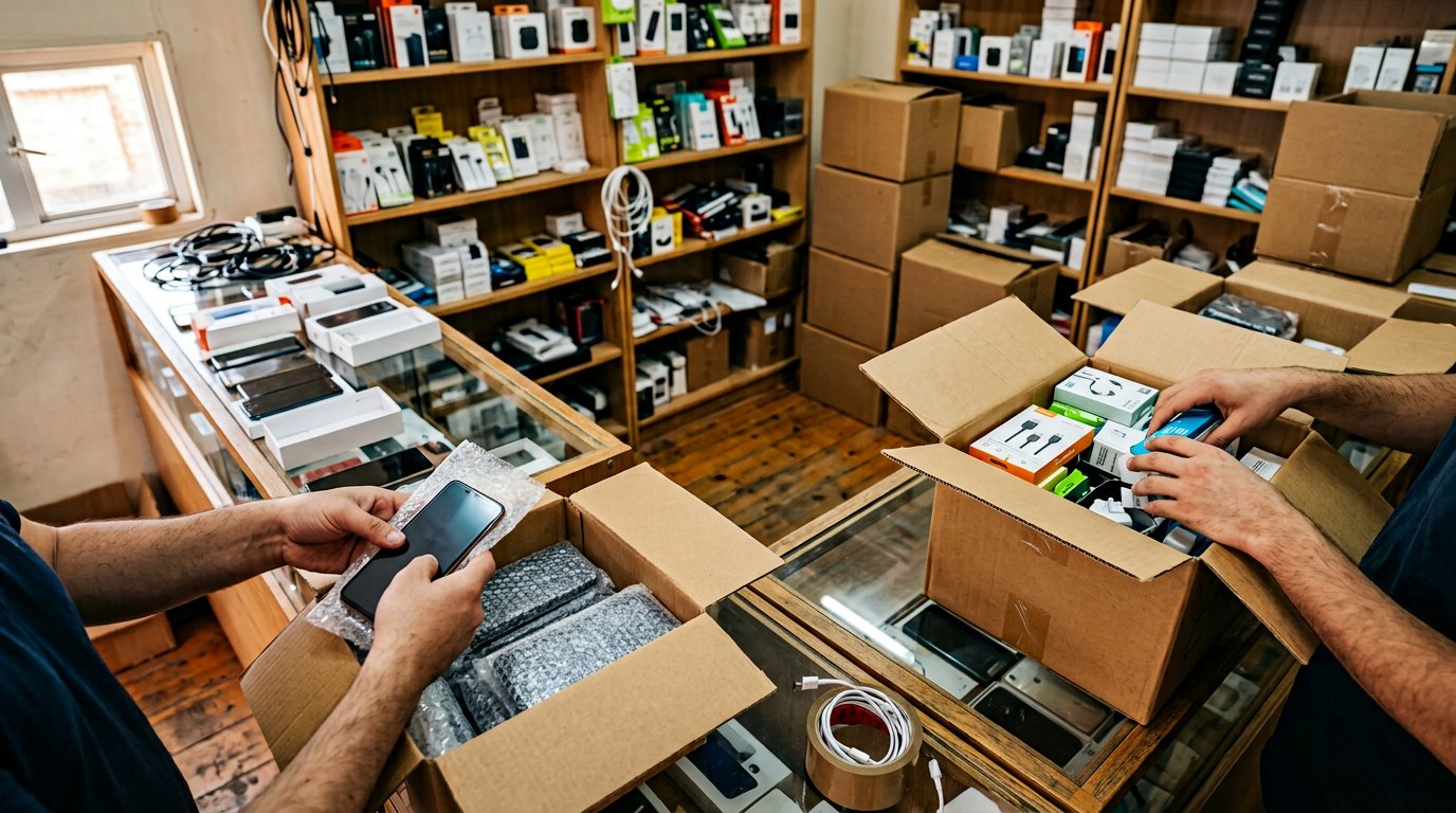 باربری در موبایل فروشی ها